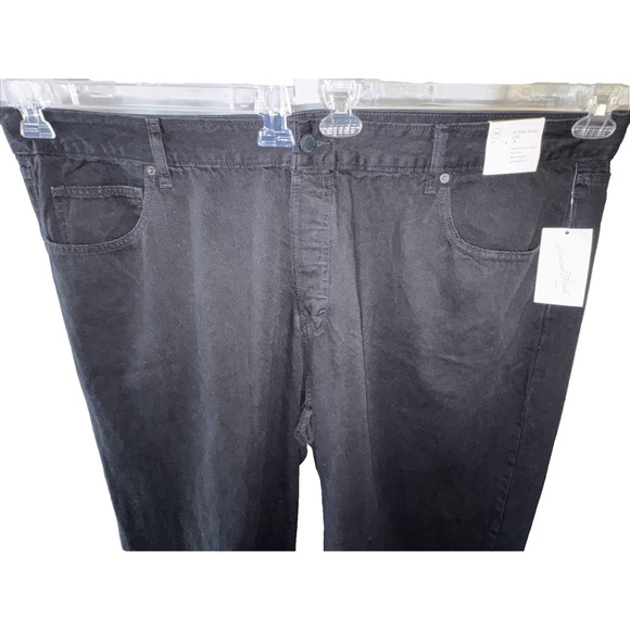 Universal Thread Mid-Rise Super Wide Leg Black Jeans Size 26 - Picture 3 of 14